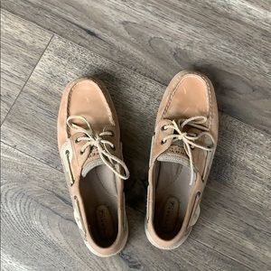 Tan Sperry Shoes